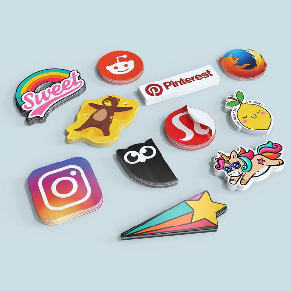 Shape-Cut Promo Stickers